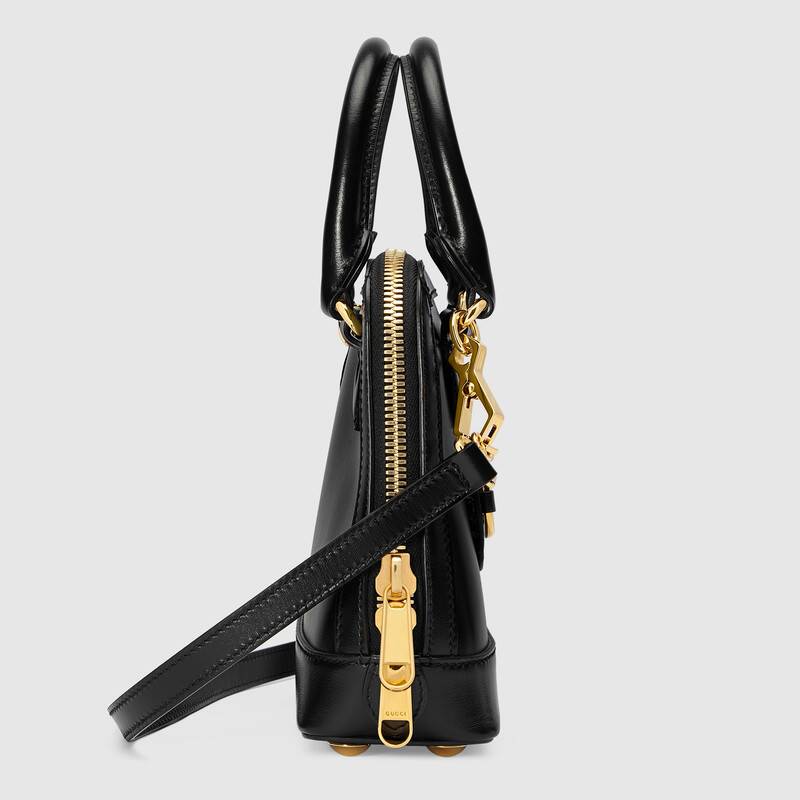 Gucci Horsebit 1955 Mini Top Handle Bag Shoulder Bag 640716 Black